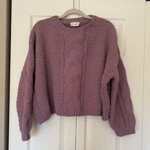 Luca & Grae Purple Chunky Sweater